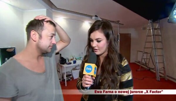 Farna w roli reporterki Dzień Dobry TVN